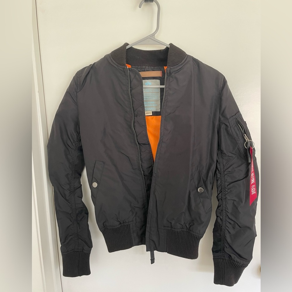 Alpha industries classic bomber jacket in size XS